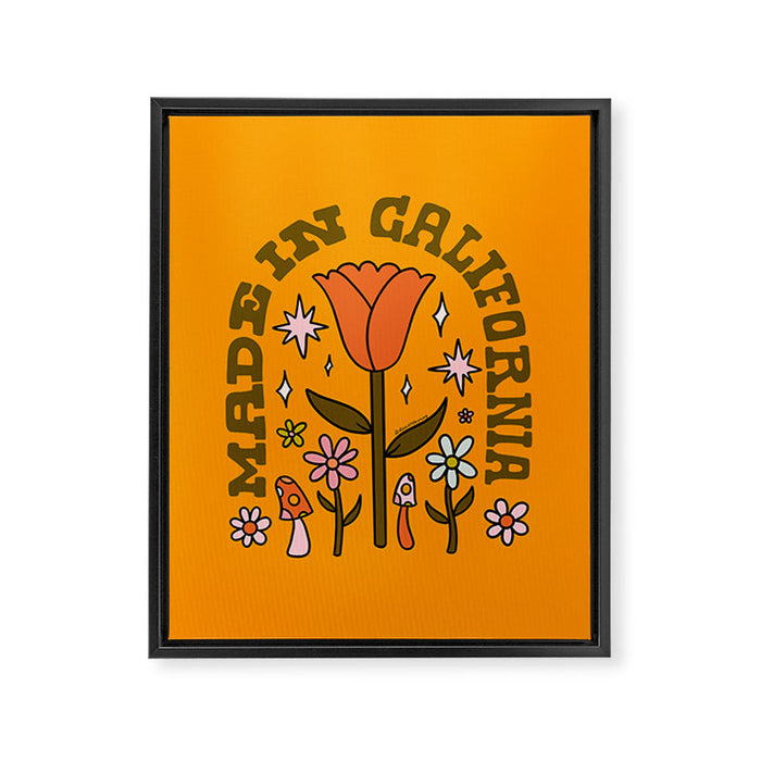 Made In California Framed Canvas Print Gallery Image 1
