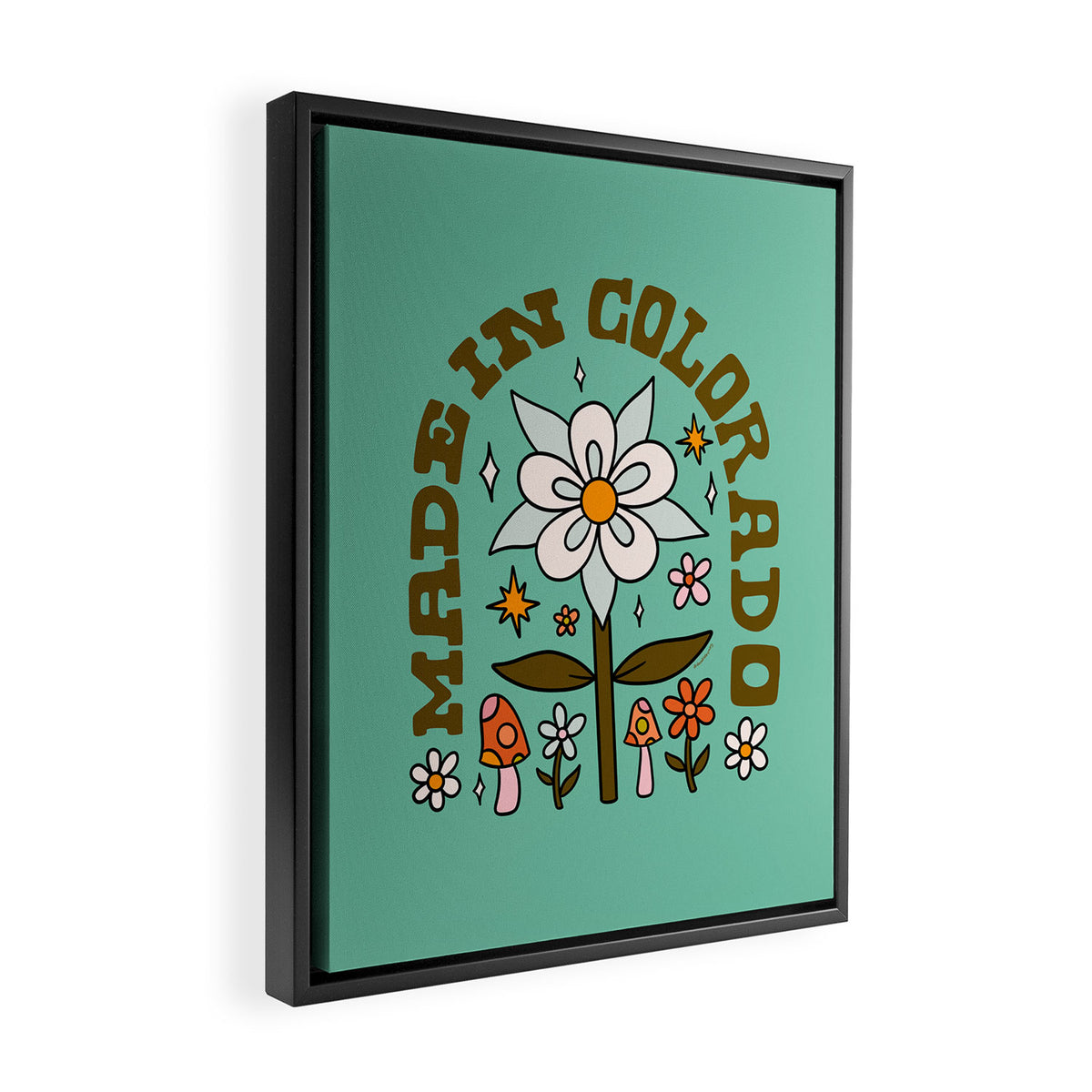 Made In Colorado Framed Canvas Print Gallery Image 2