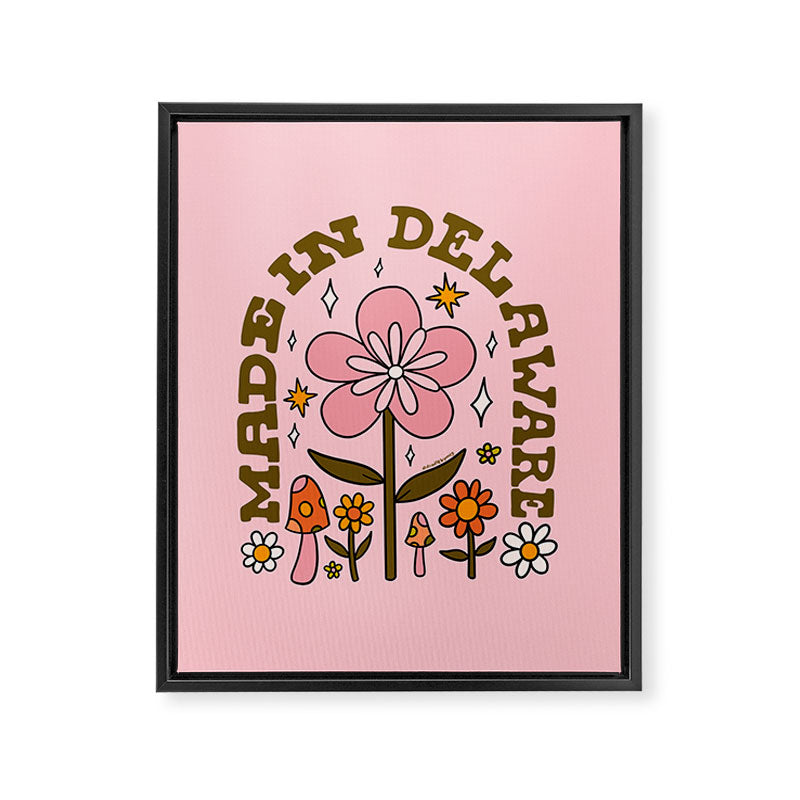 Made In Delaware Framed Canvas Print Gallery Image 8