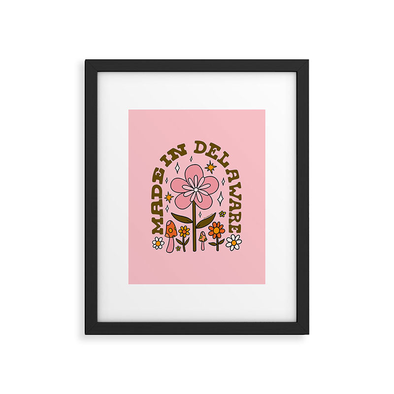 Made In Delaware Framed Art Print Gallery Image 4