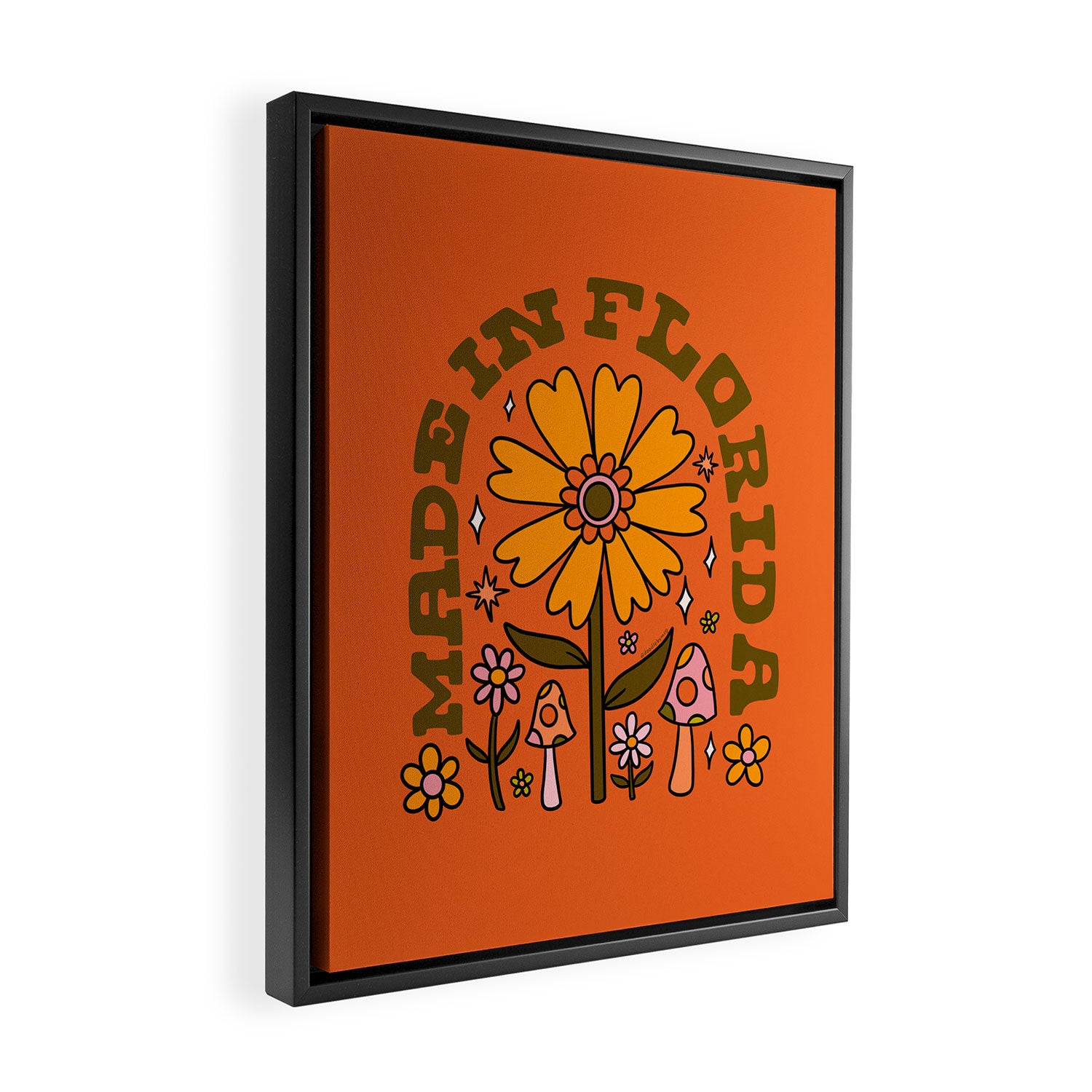 Made In Florida Framed Canvas Print Gallery Image 2