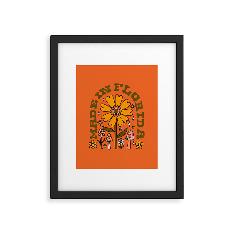 Made In Florida Framed Art Print Gallery Image 4