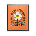 Made In Georgia Framed Canvas Print Gallery Image 8