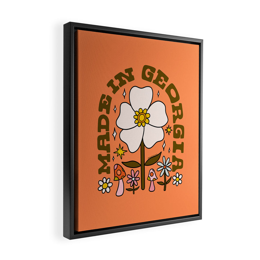 Made In Georgia Framed Canvas Print Gallery Image 2