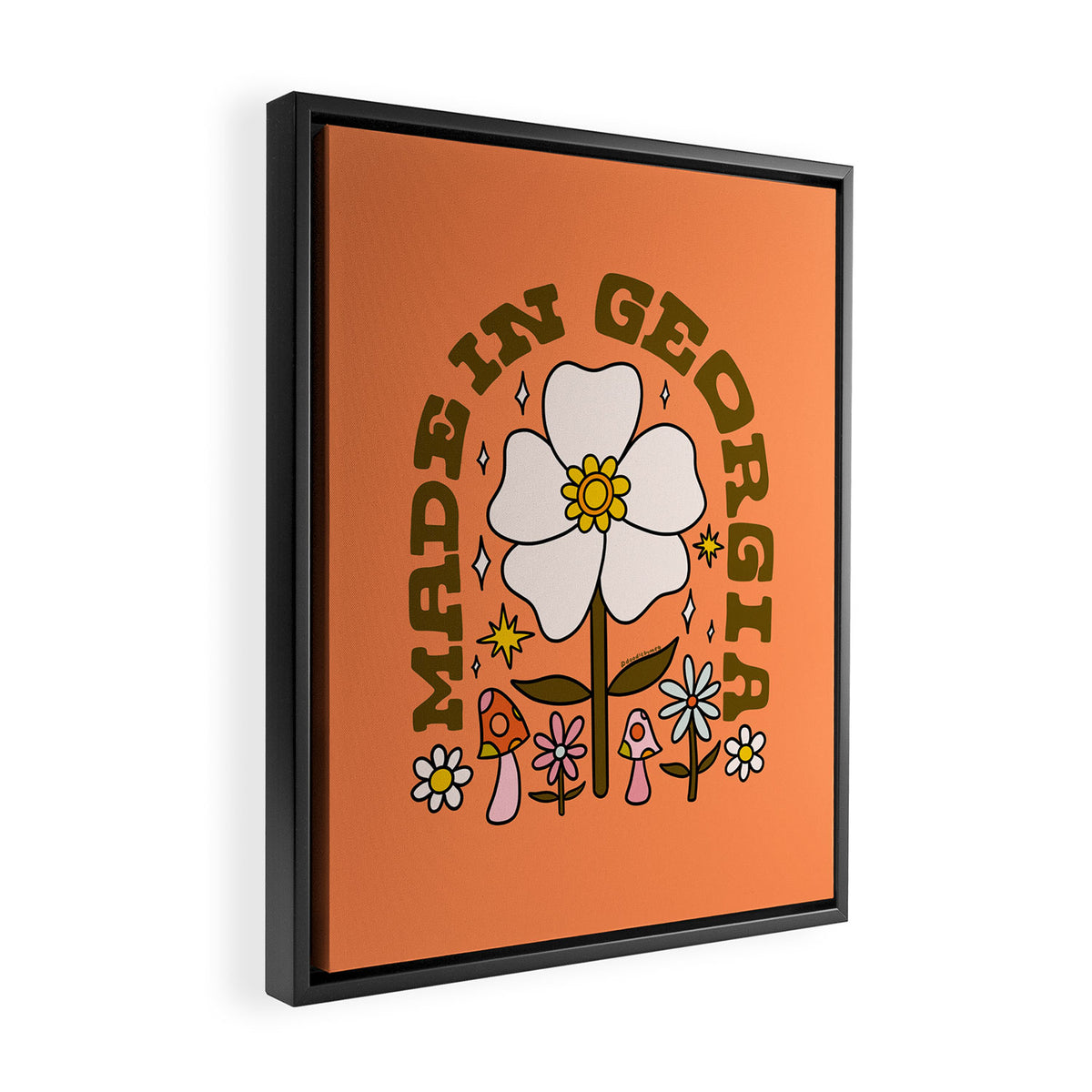 Made In Georgia Framed Canvas Print Gallery Image 2
