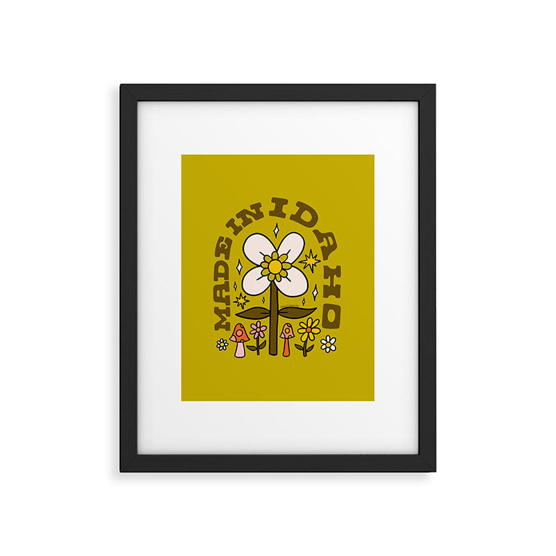 Made In Idaho Framed Art Print Gallery Image 4