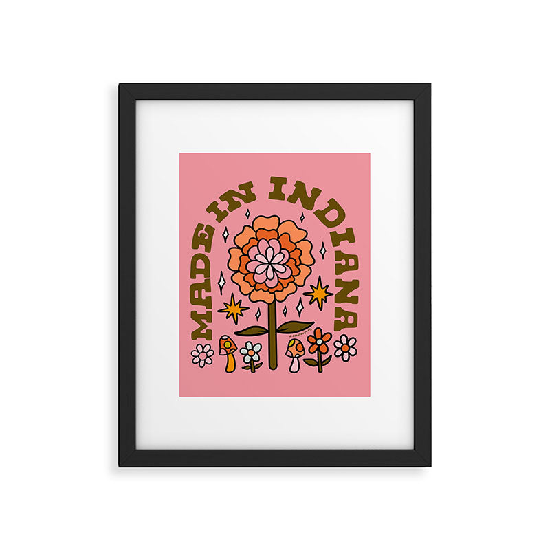 Made In Indiana Framed Art Print Gallery Image 6