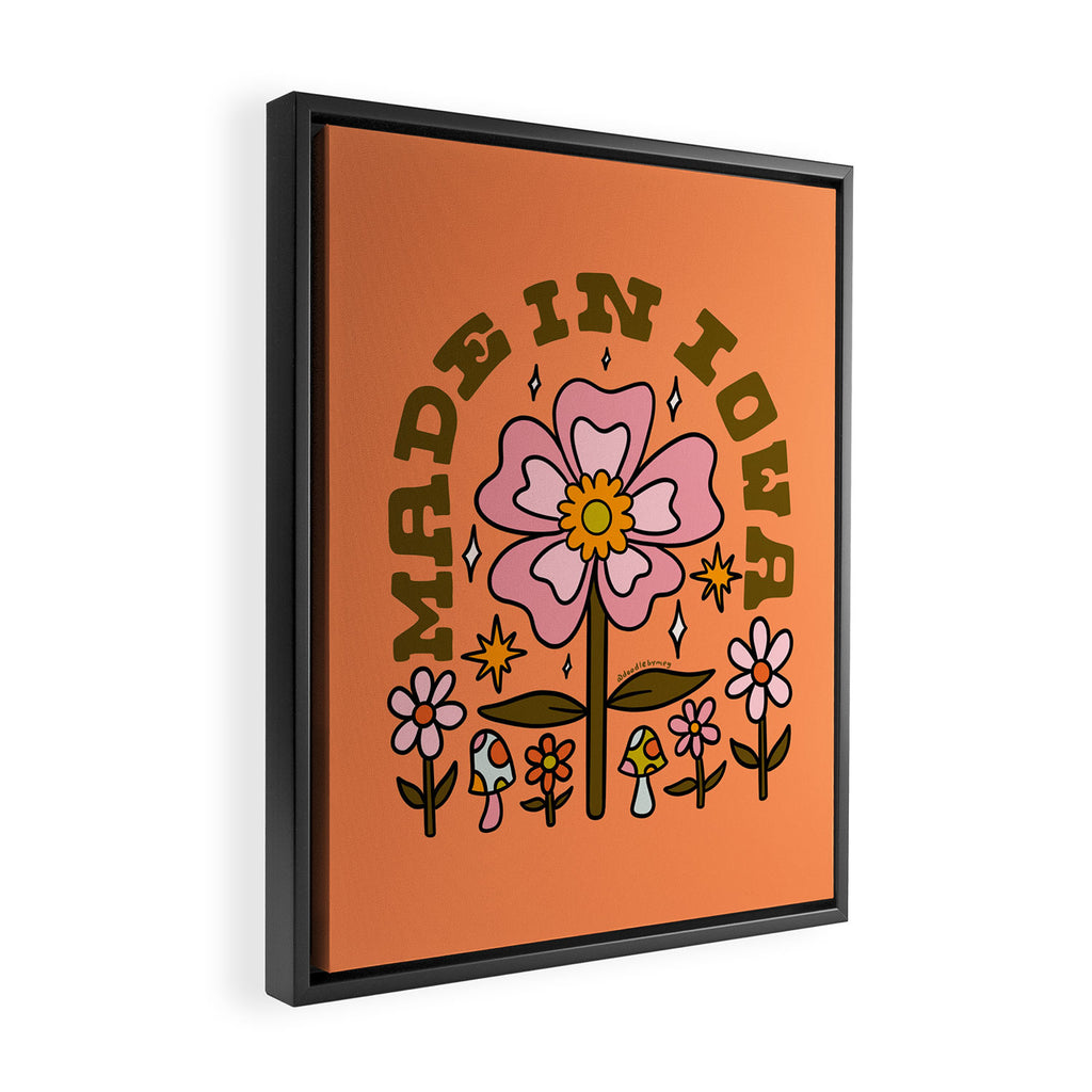 Made In Iowa Framed Canvas Print Gallery Image 2