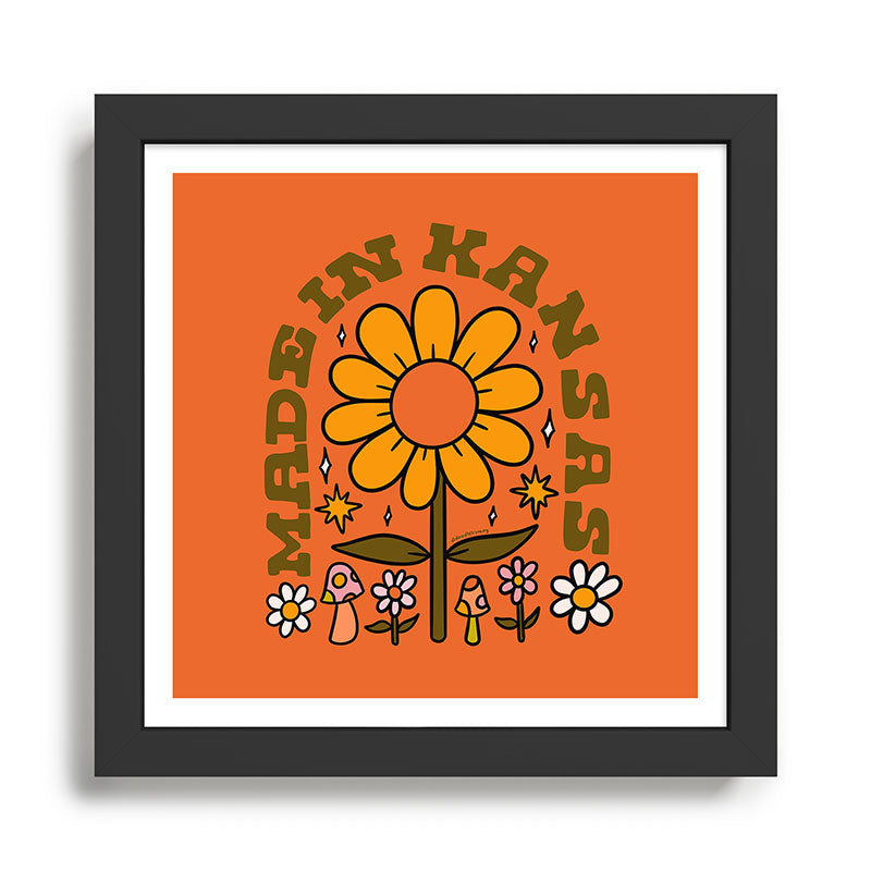 Made In Kansas Framed Art Print Gallery Image 1