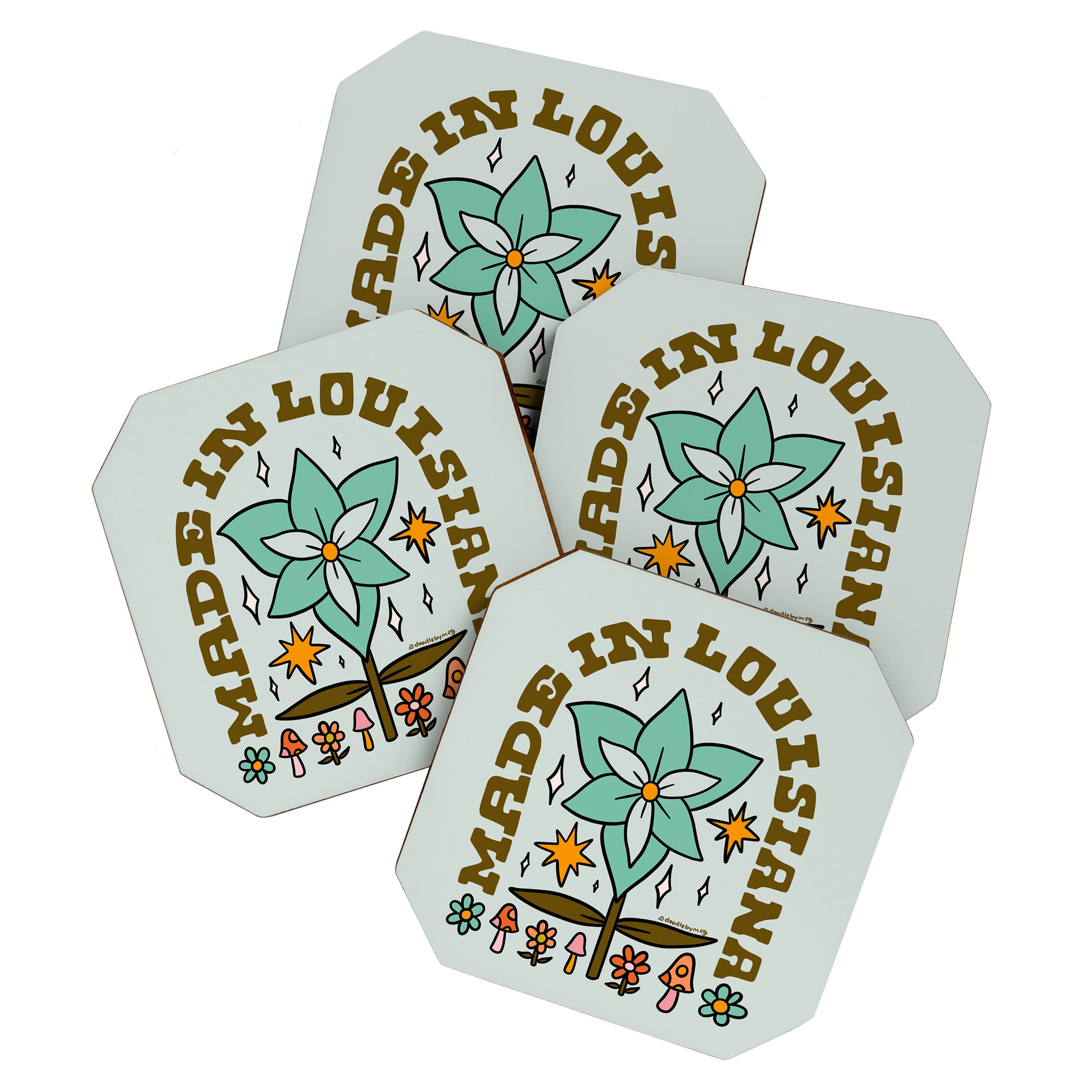 Made In Louisiana Coaster Gallery Image 1