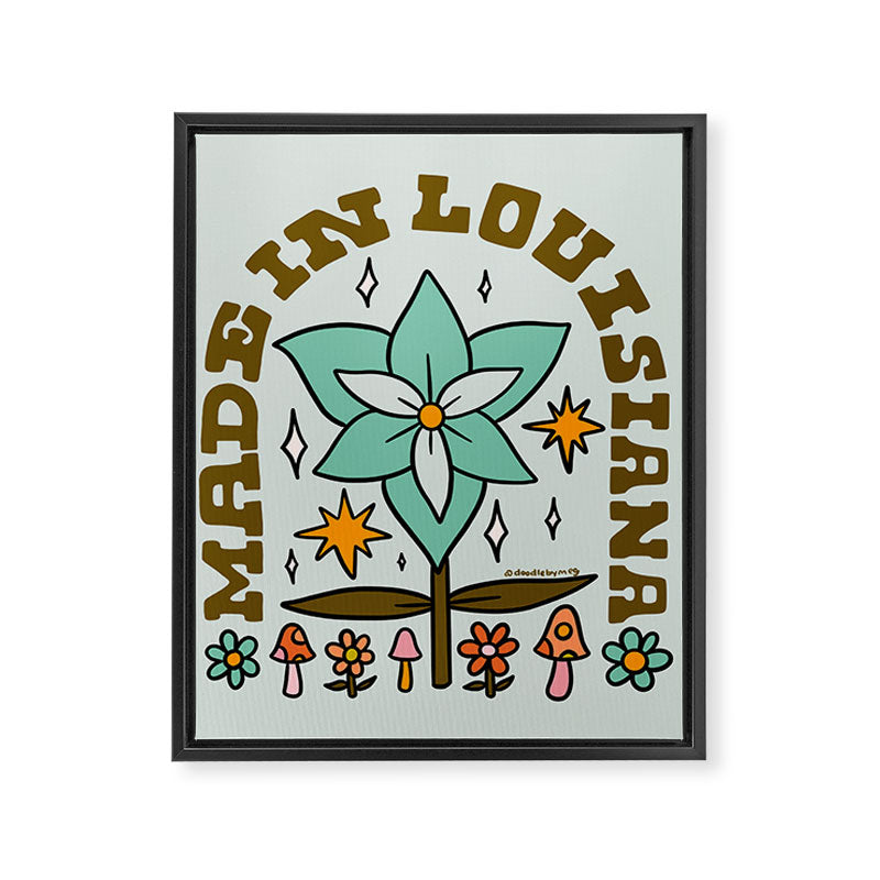 Made In Louisiana Framed Canvas Print Gallery Image 8