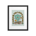 Made In Louisiana Framed Art Print Gallery Image 6