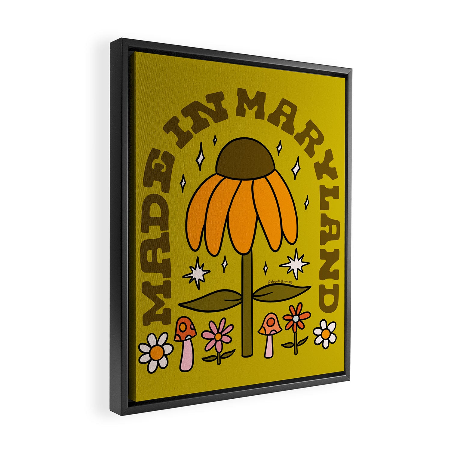 Made In Maryland Framed Canvas Print Gallery Image 2
