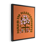 Made In Massachusetts Framed Canvas Print Gallery Image 2
