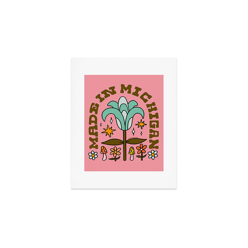Made In Michigan Art Print Gallery Image 1