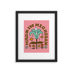 Made In Michigan Framed Art Print Gallery Image 6