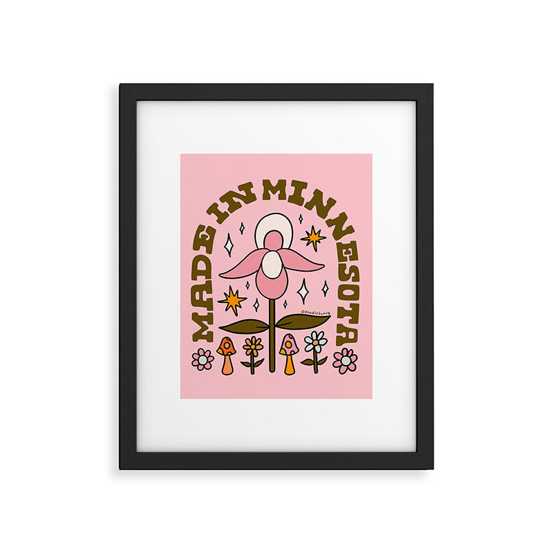 Made In Minnesota Framed Art Print Gallery Image 6
