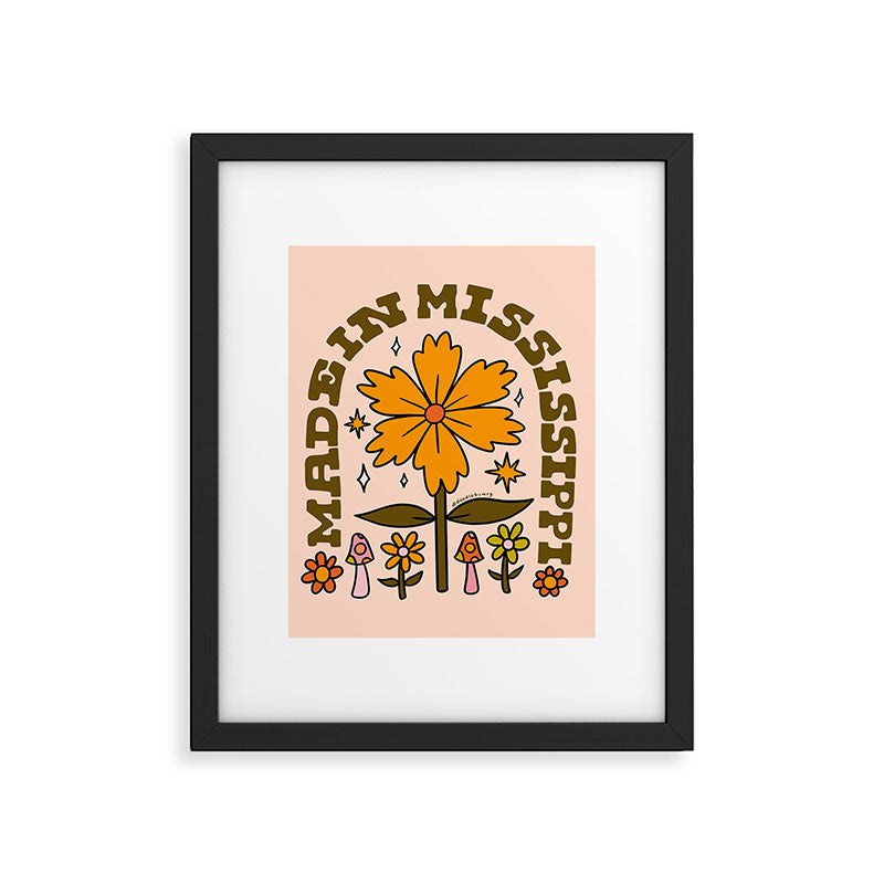 Made In Mississippi Framed Art Print Gallery Image 6