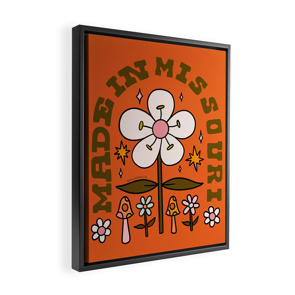Made In Missouri Framed Canvas Print Gallery Image 2