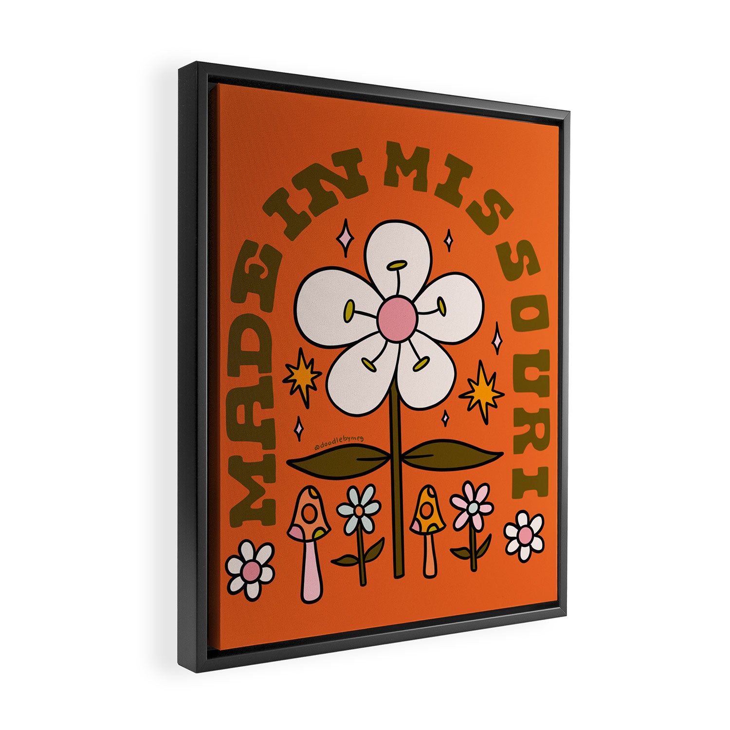 Made In Missouri Framed Canvas Print Gallery Image 2