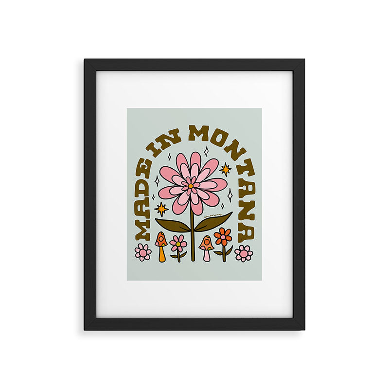 Made In Montana Framed Art Print Gallery Image 6