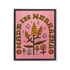 Made In Nebraska Framed Canvas Print Gallery Image 8