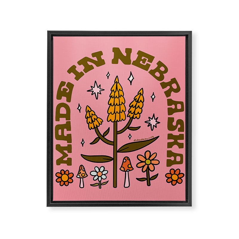 Made In Nebraska Framed Canvas Print Gallery Image 8