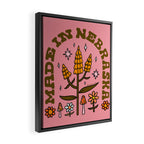 Made In Nebraska Framed Canvas Print Gallery Image 2