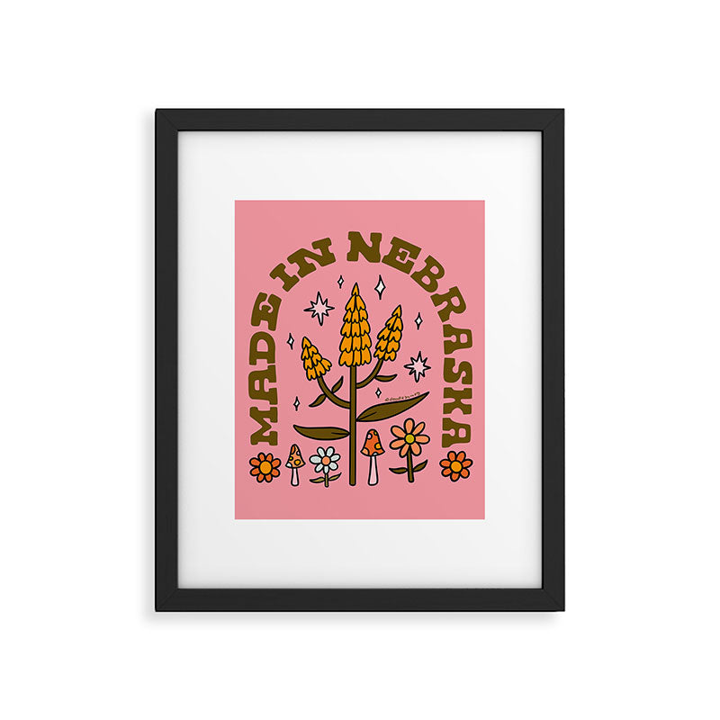 Made In Nebraska Framed Art Print Gallery Image 6