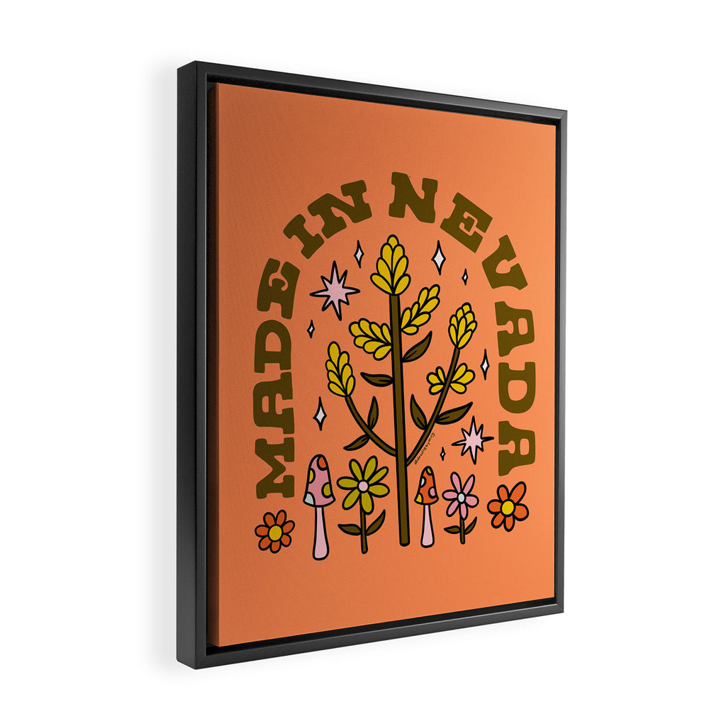 Made In Nevada Framed Canvas Print Gallery Image 2