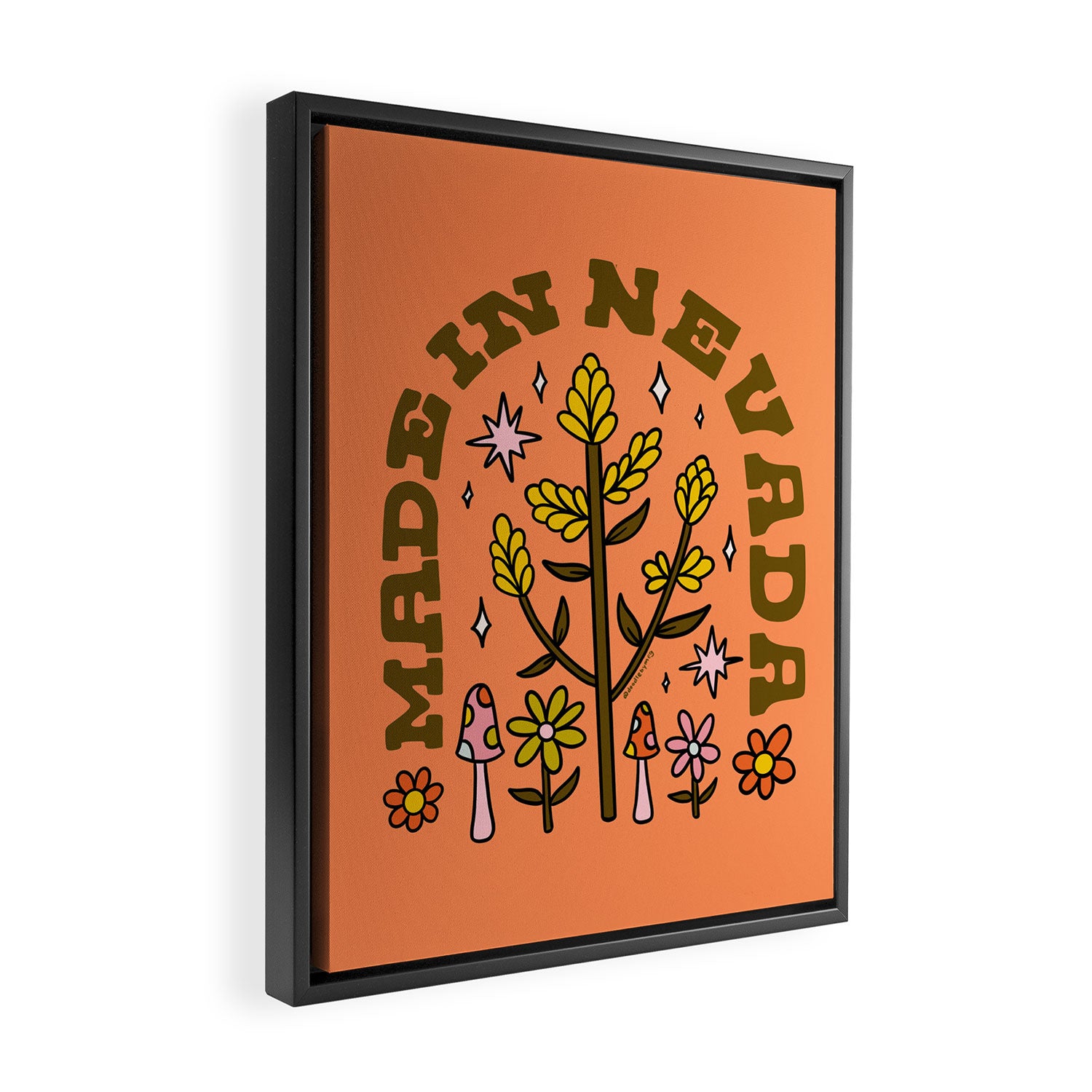 Made In Nevada Framed Canvas Print Gallery Image 2
