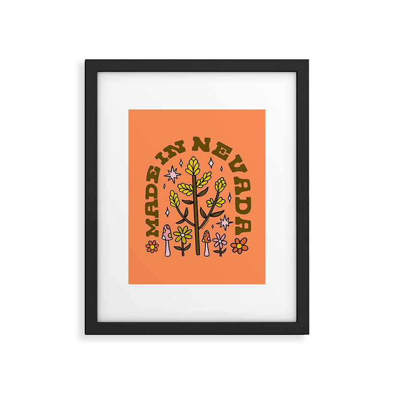 Made In Nevada Framed Art Print Gallery Image 6