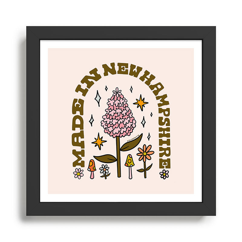 Made In New Hampshire Framed Art Print Gallery Image 1