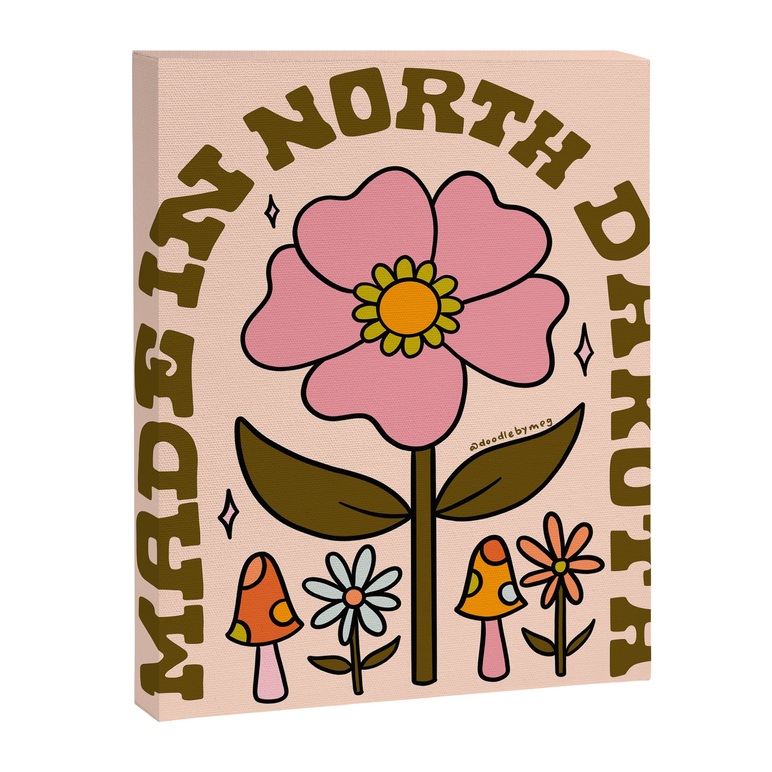 Made In North Dakota Canvas Print Gallery Image 8