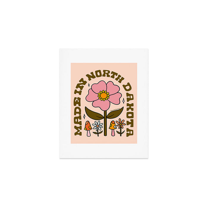 Made In North Dakota Art Print Gallery Image 1