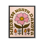 Made In North Dakota Framed Canvas Print Gallery Image 8
