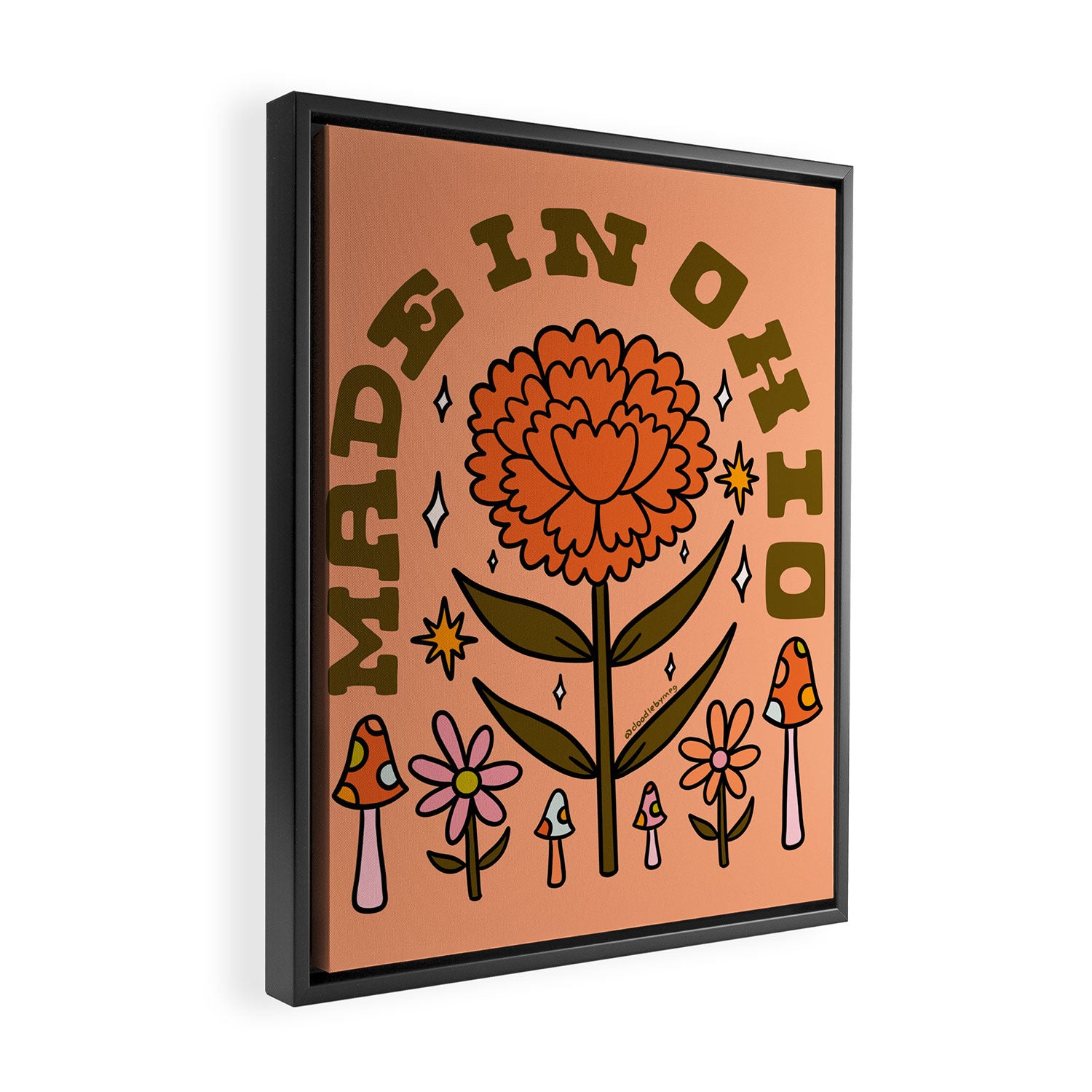 Made in Ohio Framed Canvas Print Gallery Image 2