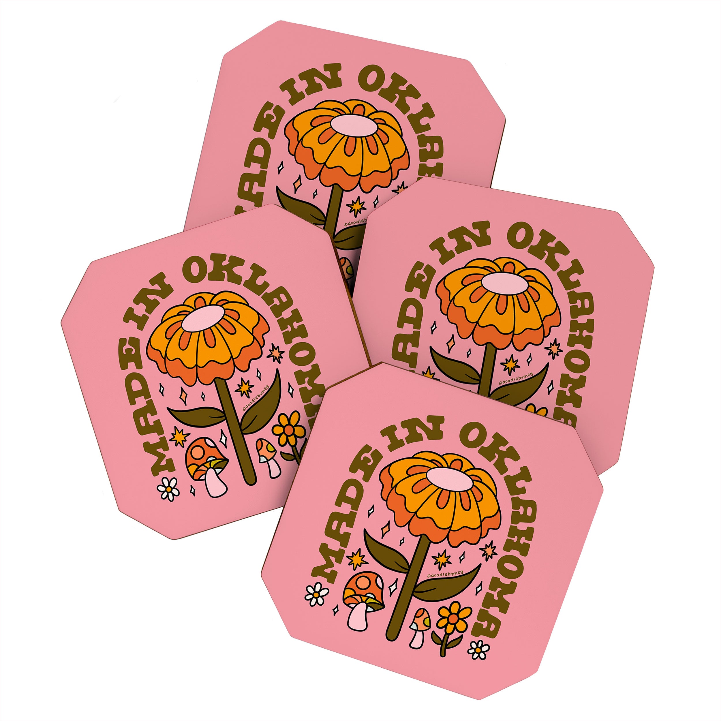 Made In Oklahoma Coaster Gallery Image 1