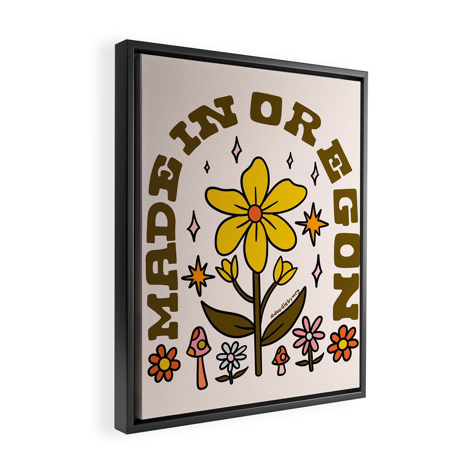 Made In Oregon Framed Canvas Print Gallery Image 2