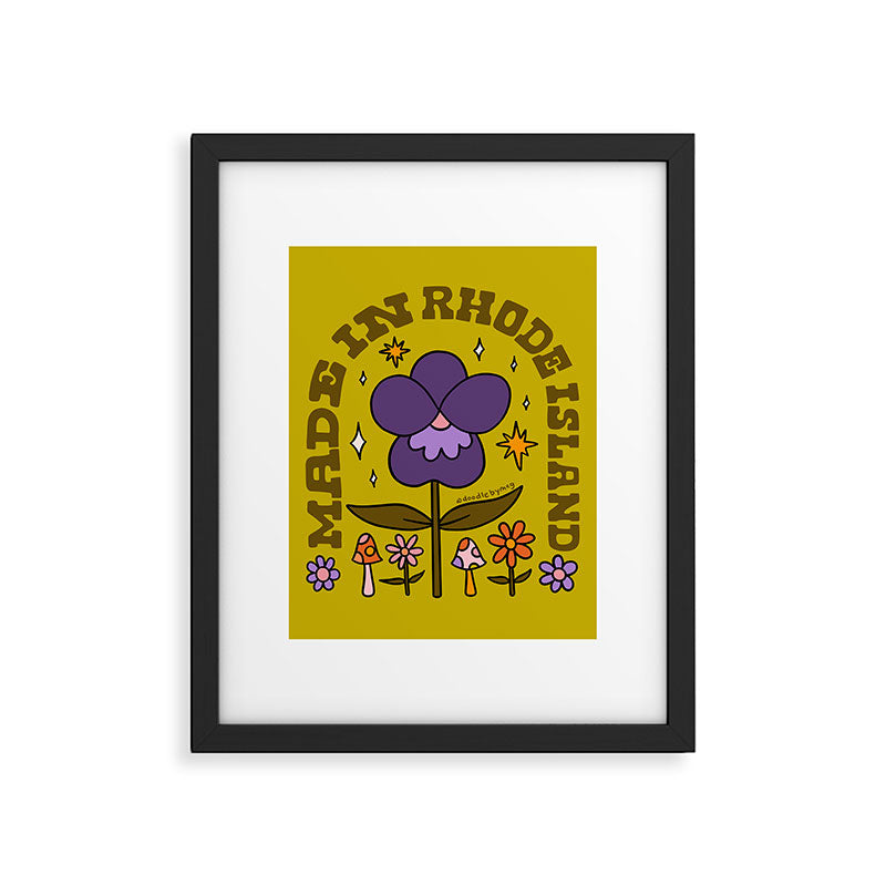 Made In Rhode Island Framed Art Print Gallery Image 6