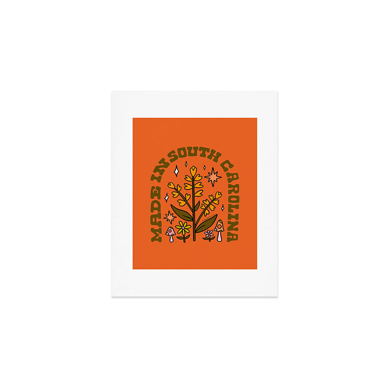 Made In South Carolina Art Print Gallery Image 1