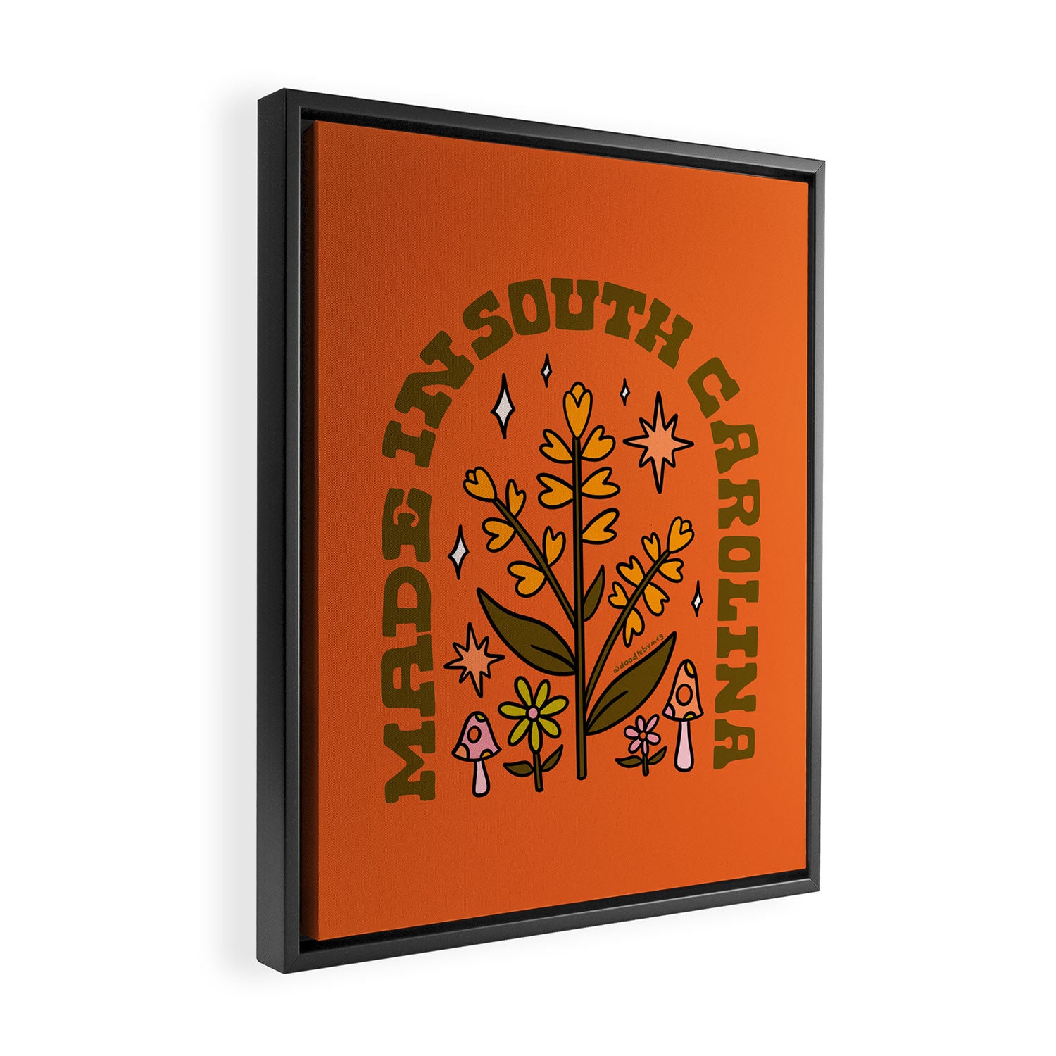 Made In South Carolina Framed Canvas Print Gallery Image 2