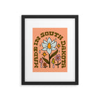 Made In South Dakota Framed Art Print Gallery Image 6