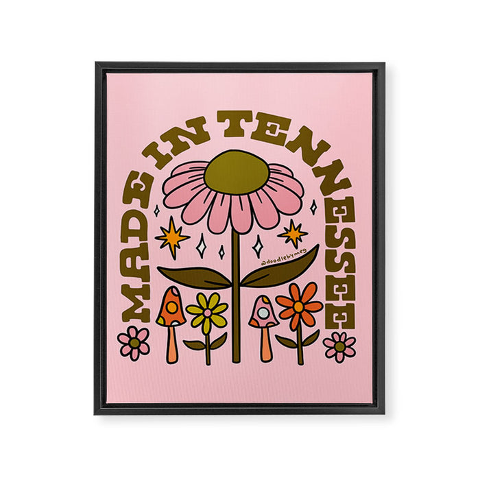Made In Tennessee Framed Canvas Print Gallery Image 1