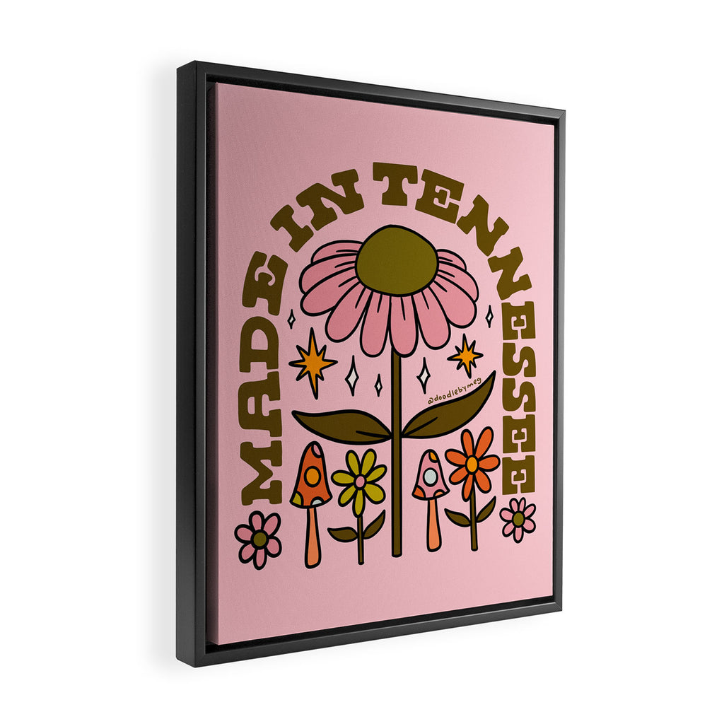 Made In Tennessee Framed Canvas Print Gallery Image 2