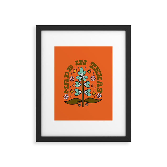 Made In Texas Framed Art Print Gallery Image 1