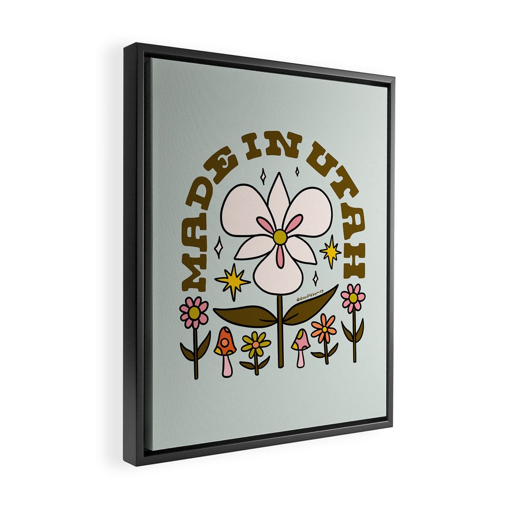Made In Utah Framed Canvas Print Gallery Image 2