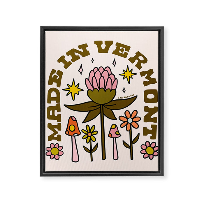 Made In Vermont Framed Canvas Print Gallery Image 1