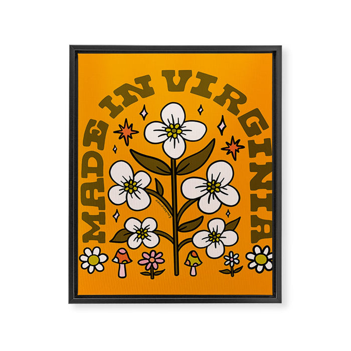 Made In Virginia Framed Canvas Print Gallery Image 1