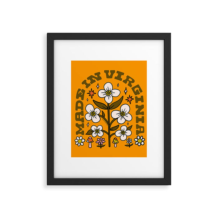 Made In Virginia Framed Art Print Gallery Image 1